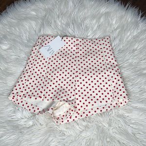 Zara polka dot high waisted shorts